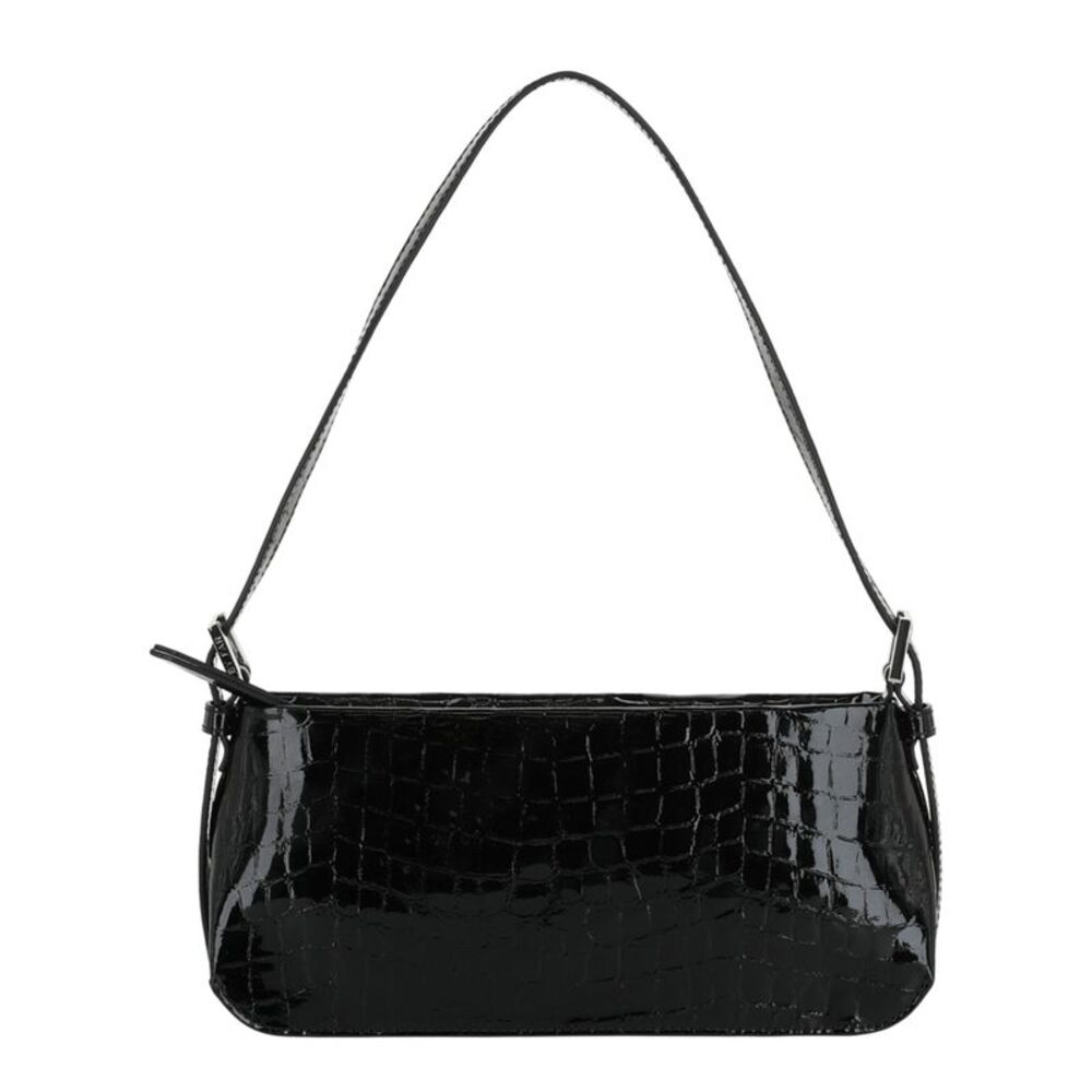 ByFar Dulce Crocodile Embossed Shoulder Bag Womens